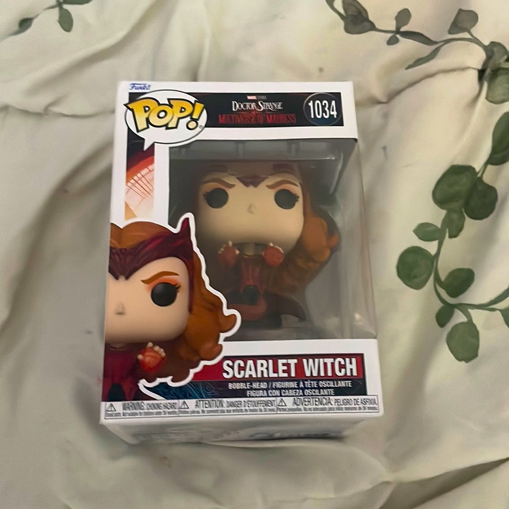 Scarlet witch funko pop in good condition still in the box